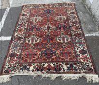 A patterned rug 232cm x 157cm