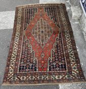 A patterned rug 196cm x 131cm