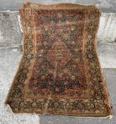 A patterned rug 207cm x 125cm,