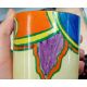 A Clarice Cliff 'Gardenia' preserve pot, together with a 'Ravel' pattern egg cup, a 'Secrets' - Image 2 of 5