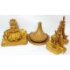 Various gilt wooden sconces, of antique and classical design, together with a pair of gilt wooden - Image 1 of 2