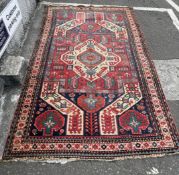 A patterned rug 254cm x 153cm