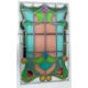 A collection of stained glass roundels, windows, etc, together with a coat of arms painting, and - Image 2 of 4