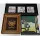 A collection of stained glass roundels, windows, etc, together with a coat of arms painting, and - Image 3 of 4