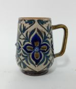 A Doulton Lambeth mug, impressed marks to base.