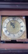 An 18th century 30 hour stained pine longcase clock by John Belling, BODMIN, weight and pendulum.