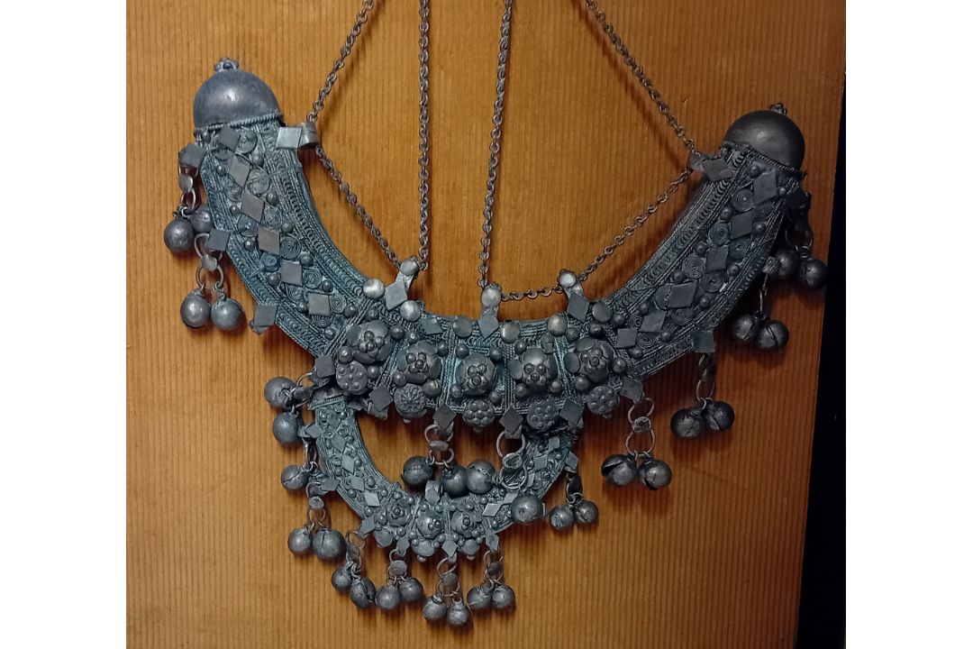 Three cased Ethiopian silver ceremonial wedding necklaces. (3) - Image 4 of 4