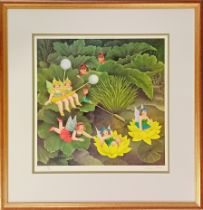Beryl Cook (1926-2008) limited edition print 'Fairies and Pixies' 337/650, published by Alexander