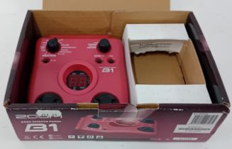 A Zoom B1 Bass Effects Pedal, S/N 015596.