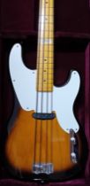 A Sting Fender Precision Bass, S/N PO26277, cased.