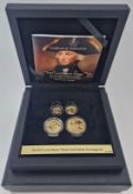 The 2023 Lord Nelson Tribute Gold Deluxe Sovereign Set, 001/249, to include a one-eighth
