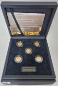 The World War One sovereign five coin set, to include five full sovereigns dated 1914, 1915, 1916,