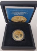 A Queen Elizabeth II Coronation anniversary Double Sovereign, Charles III, 2023, Hatton's of London,