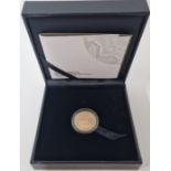 A 2024 one quarter Krugerrand, in presentation case.