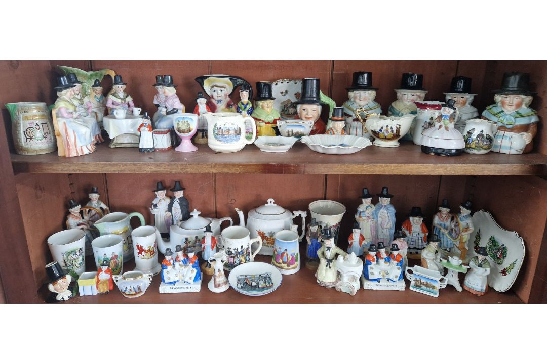 A very large collection of Welsh ladies, to include a tea party figurine set, other figurines, - Image 3 of 4