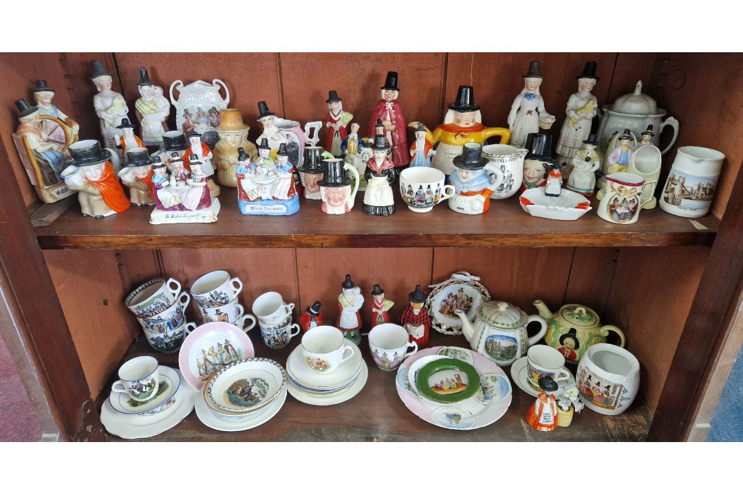 A very large collection of Welsh ladies, to include a tea party figurine set, other figurines, - Image 4 of 4
