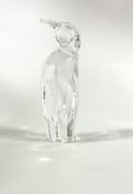 Swarovski Crystal Glass, Symbols - Penguin Father, boxed.