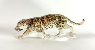 Swarovski Crystal Glass, Jaguar, boxed.