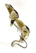 Swarovski Crystal Glass, Paradise Fish - Batfish - Smokey Quartz, boxed.