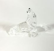 Swarovski Crystal Glass, Sealion, boxed.