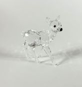Swarovski Crystal Glass, Fawn, boxed.