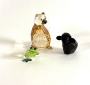 Swarovski Crystal Glass, Lovlots - City Park - Ted, Lovlots - City Park - Romeo the Frog and