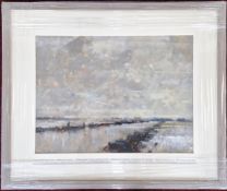 Philip S. Bulson C.B.E RSA (1925-2021), acrylic on paper, 'North Somerset Moors', signed and dated