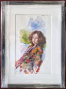 Robert Lenkiewicz (1941-2002), watercolour 'Study of Eliza (Aug 21. 78)', with certificate of