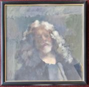 Robert Lenkiewicz (1941-2002), oil on canvas 'Sketch 1st Statement, Self Portrait', signed and
