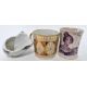 A Derby can with gilt decoration, together with a transferware Victoria commemorative mug, and a - Image 1 of 8