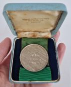 A Plymouth Argyle promotional medal, 1974/75 season, maker Alec Brook Ltd., London, engraved with