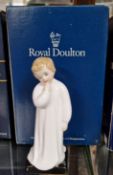 A Royal Doulton figurine ‘Darling’ HN1985, signed to base.