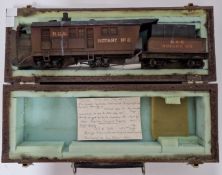 Rotary, a boxed O gauge R.G.S Rotary No. 2 snow plough, Rio Grande Southern, model of an 1892