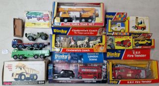 Dinky Toys, a collection of die cast models, to include 'Cinderella's Coach', 'Conveyancer Fork Lift