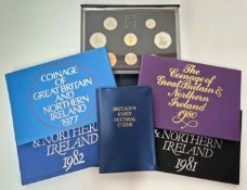 A collection of commemorative coins, to include 'Britain's First Decimal Coins', Coinage of Great