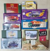 Corgi, a collection of die-cast model vehicles, to include Café Connection, Heavy Haulage,