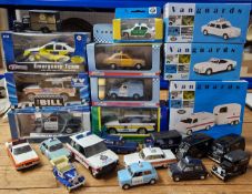 Corgi, Vanguards, a collection of die-cast and other police model vehicles, to include Corgi,