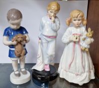 Two Royal Doulton figurines, to include ‘Sleepy Darling’ HN2953, and ‘Bunny’s Bedtime’ HN3370,