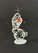 Swarovski Crystal Glass, Disney - Frozen Olaf Snowman - 2016, no box.