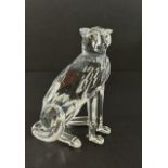 Swarovski Crystal Glass, 'Cheetah', boxed.