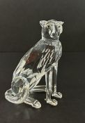 Swarovski Crystal Glass, 'Cheetah', boxed.