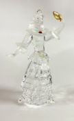 Swarovski Crystal Glass, Masquerade - Columbine - 2000, boxed (no stand).