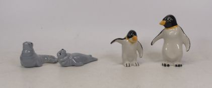 Jessie van Hallen for Wade, Two Models of Penguin, Limited Edition of 750 together with Two models