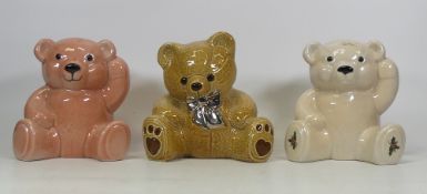 Wade, Three Teddy Bear Money Boxes (3)