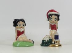 Two Wade Betty Boop Figures Christmas Suprise and similar reclined example (2)