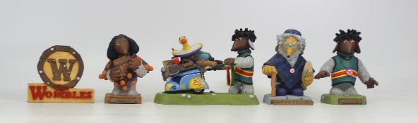 Five Robert Harrop Wombles figures (5)