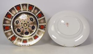 Royal Crown Derby, Two Old Imari 1128 Dinner Plates. Both seconds. (2)