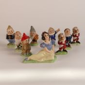 Wade, Walt Disney Productions Snow White and the Seven Dwarfs, includes one extra Grumpy figure (9)