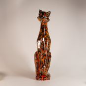 Anita Harris extra large Hugo the Cat H:56cm Gold signed piece.