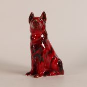 Anita Harris model of a Flambe German Shepherd dog H:12.5cm Gold signed piece.